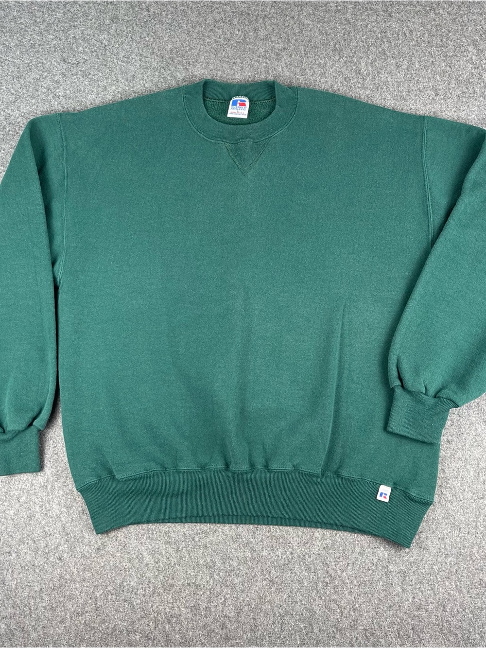 Russell Athletic Vtg 90’s USA Made Sweatshirt Mens L Green Gorpcore Skate Boxy
